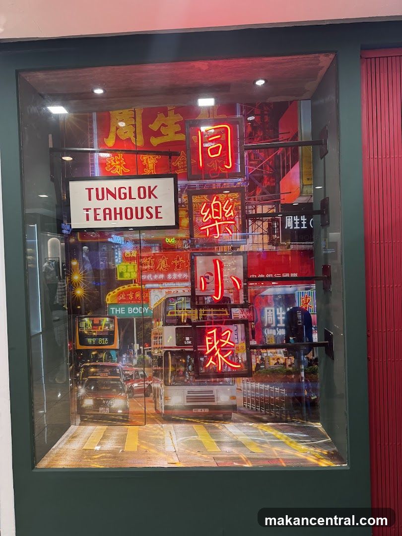 Tunglok Teahouse Window Display