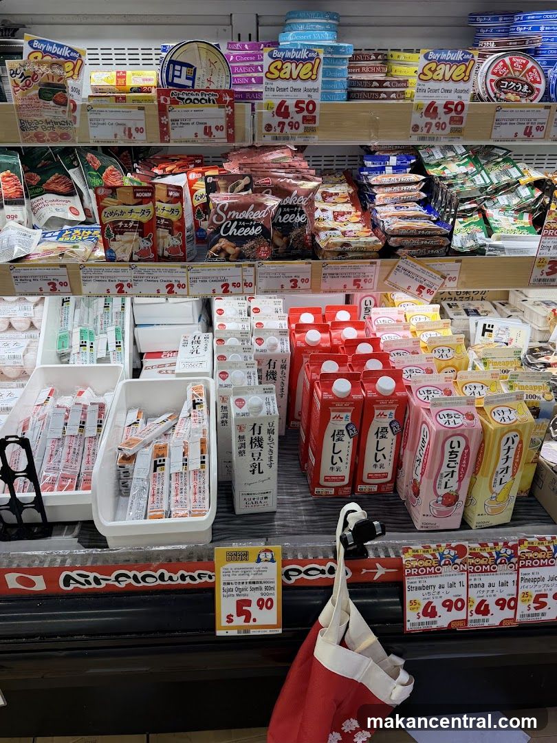 Assorted Packaged Foods and Drinks