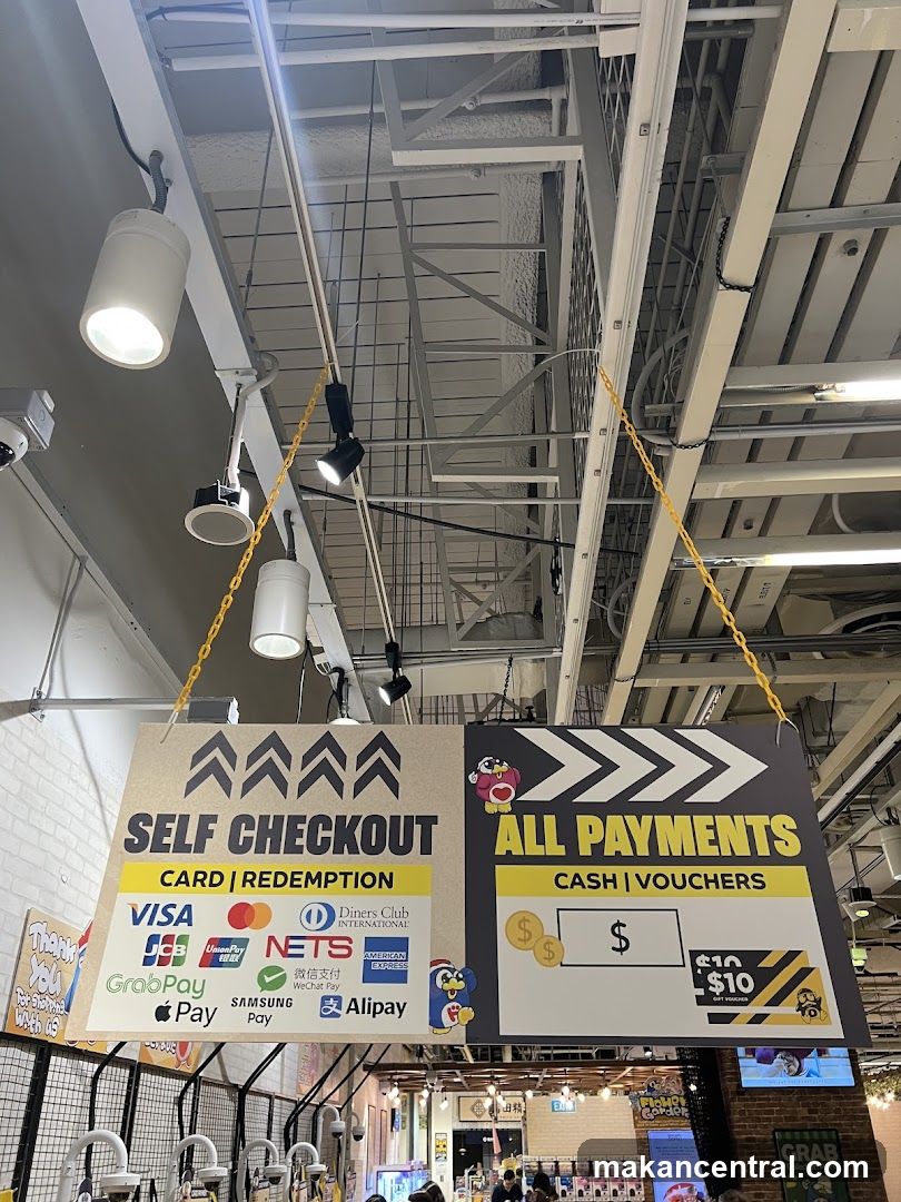 Self Checkout and Payment Sign