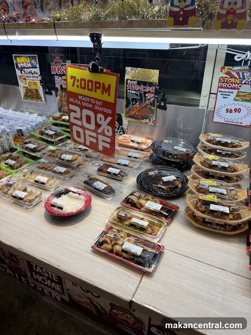 Ready-to-Eat Food Display