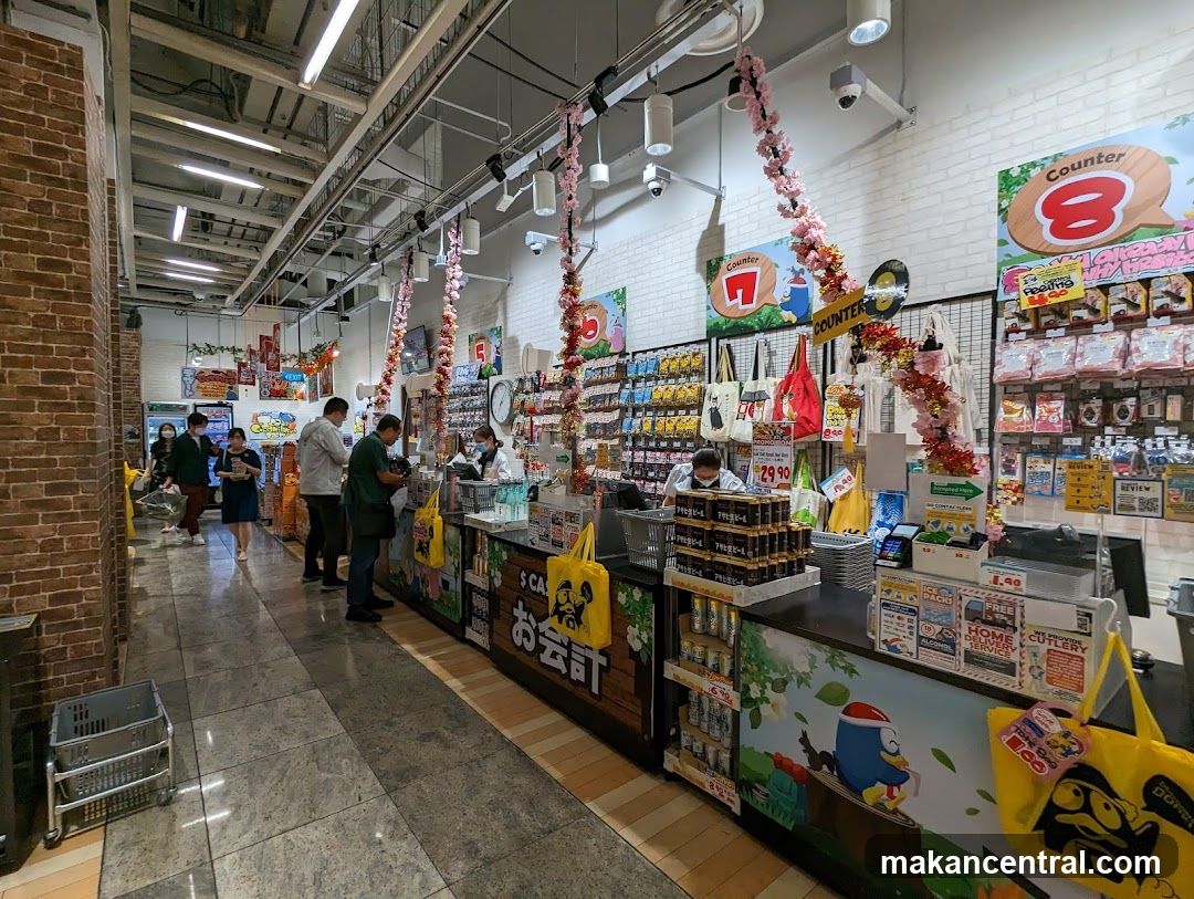 Store Interior with Counters