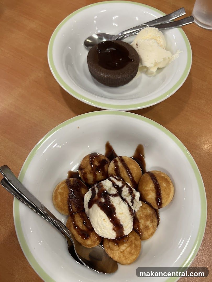 Desserts with Ice Cream
