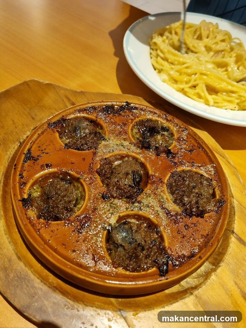 Escargots and Pasta