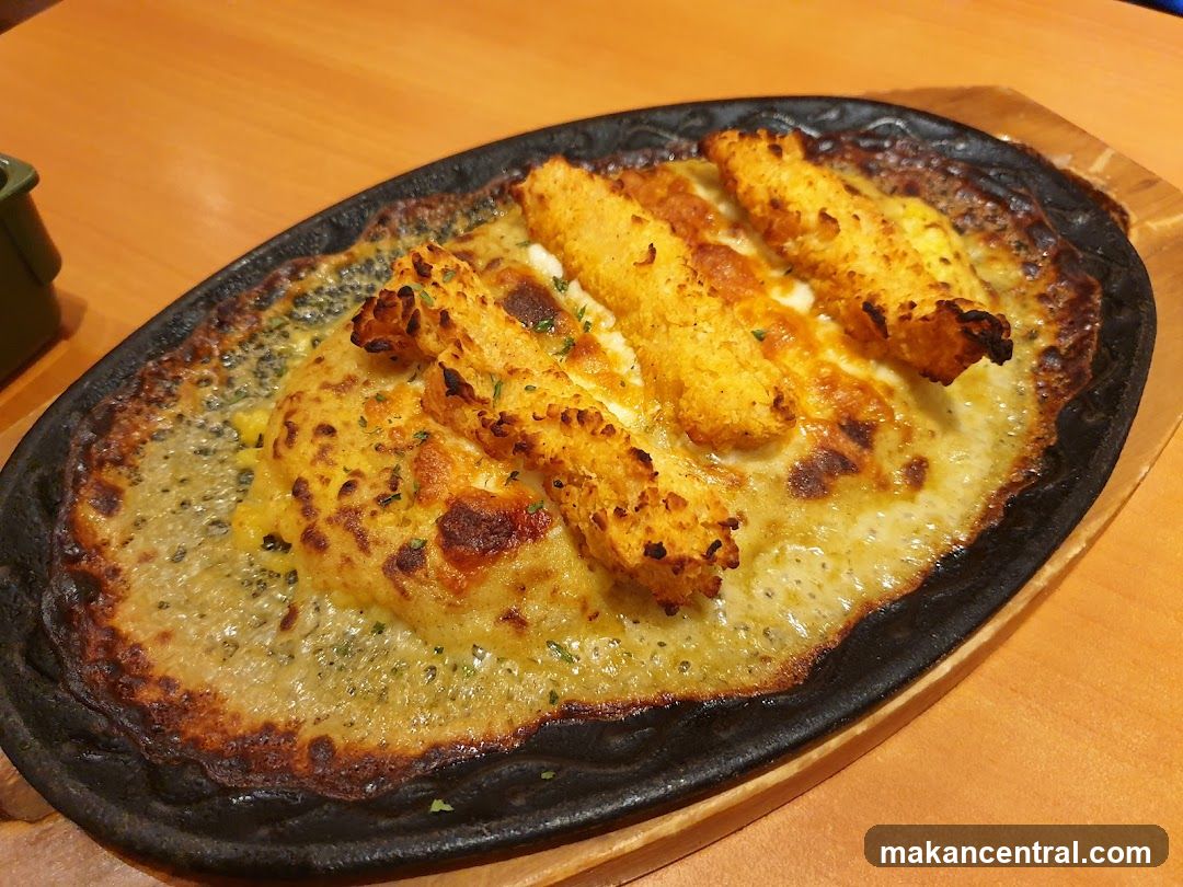 Baked Dish with Toasted Bread