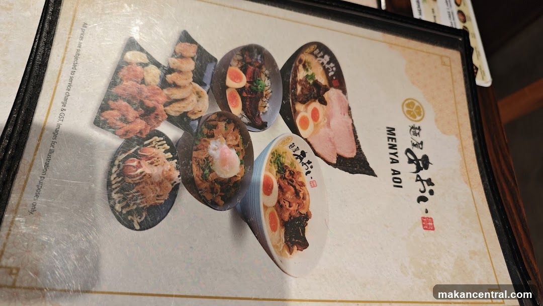 MENYA AOI Menu