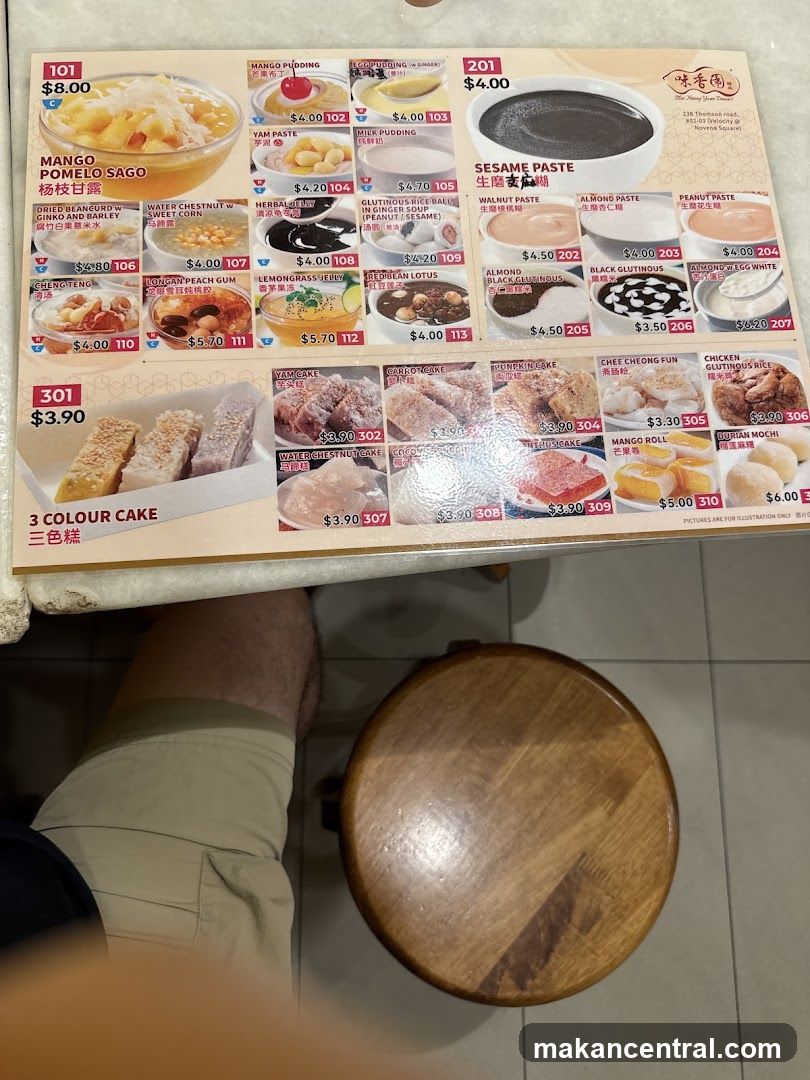Dessert Menu
