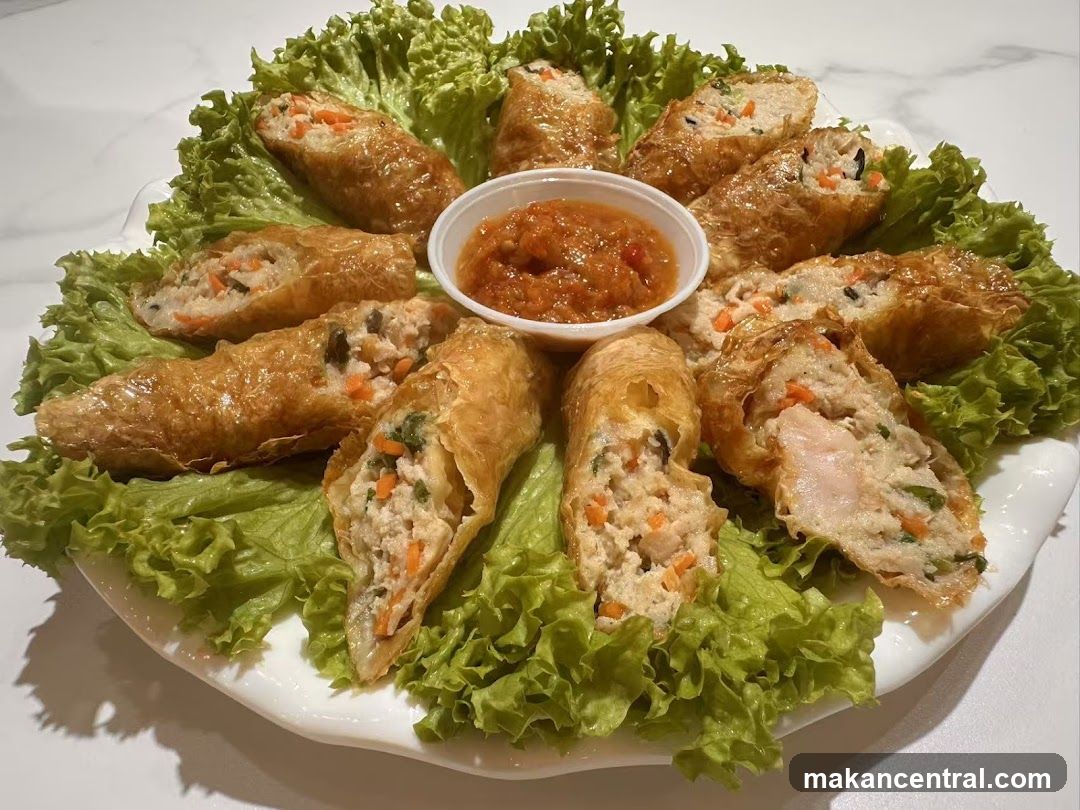 Fried Rolls with Dipping Sauce