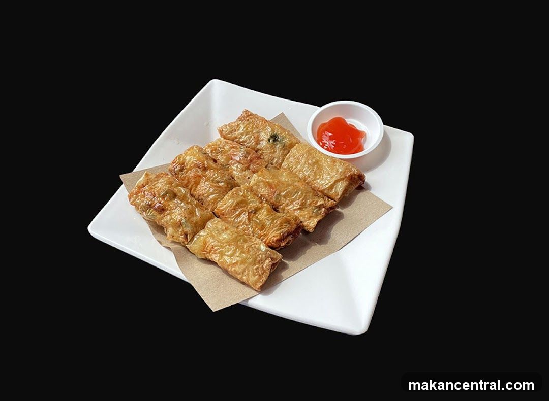 Fried Spring Rolls with Dipping Sauce