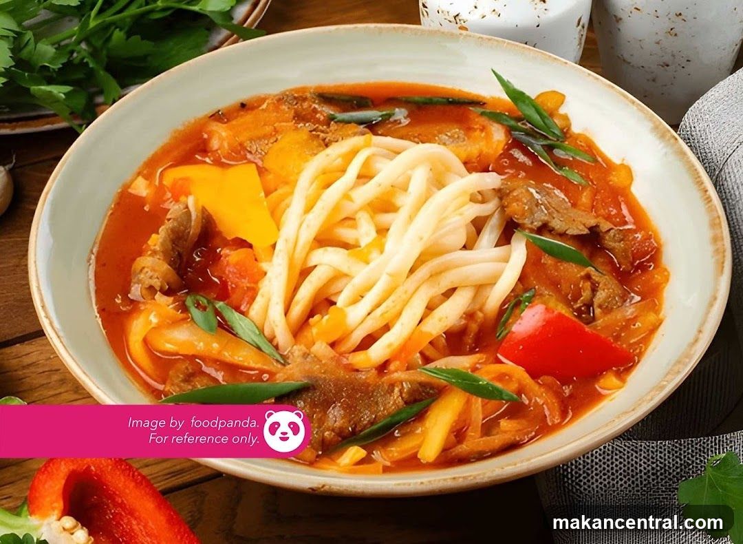 Noodle Soup with Beef and Vegetables