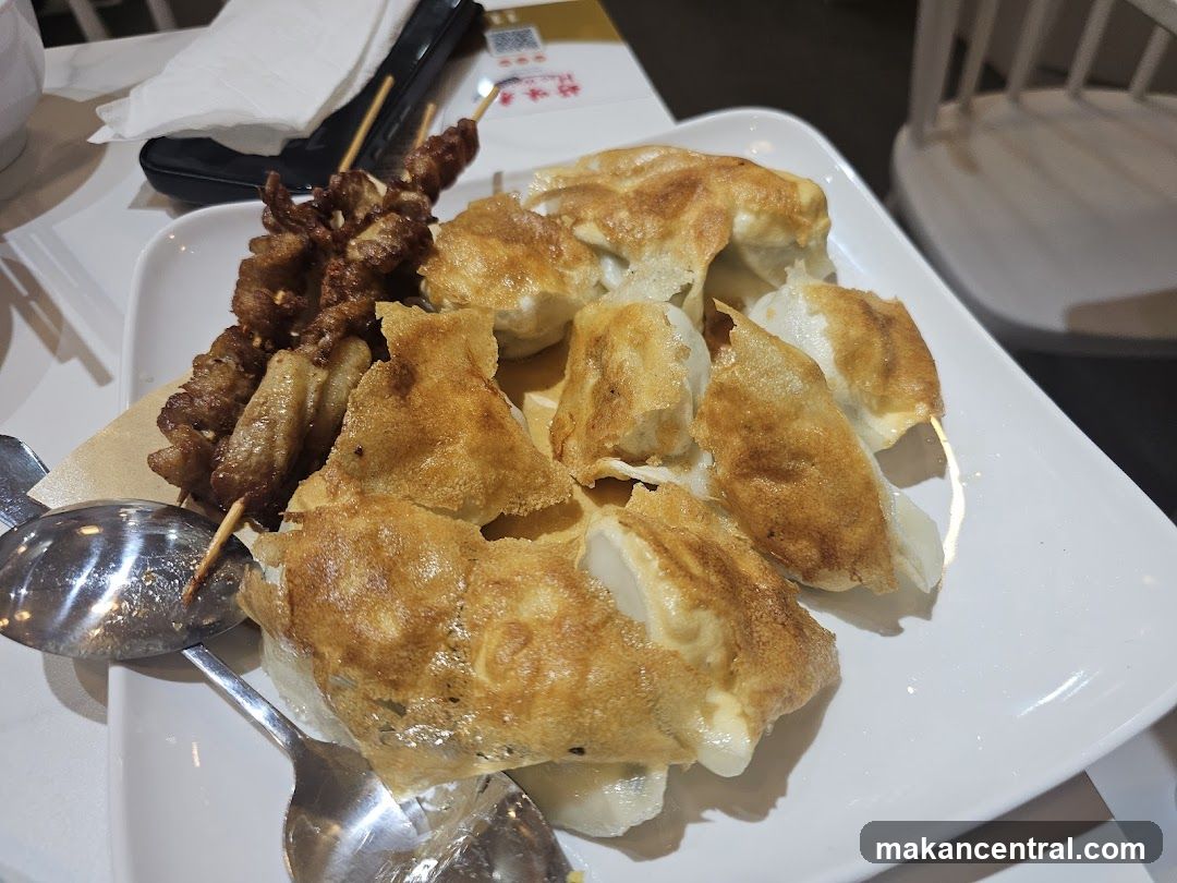 Fried Dumplings and Skewers