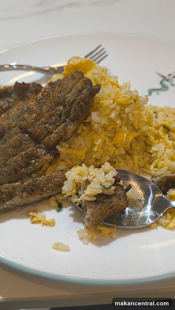 Pork Chop and Fried Rice