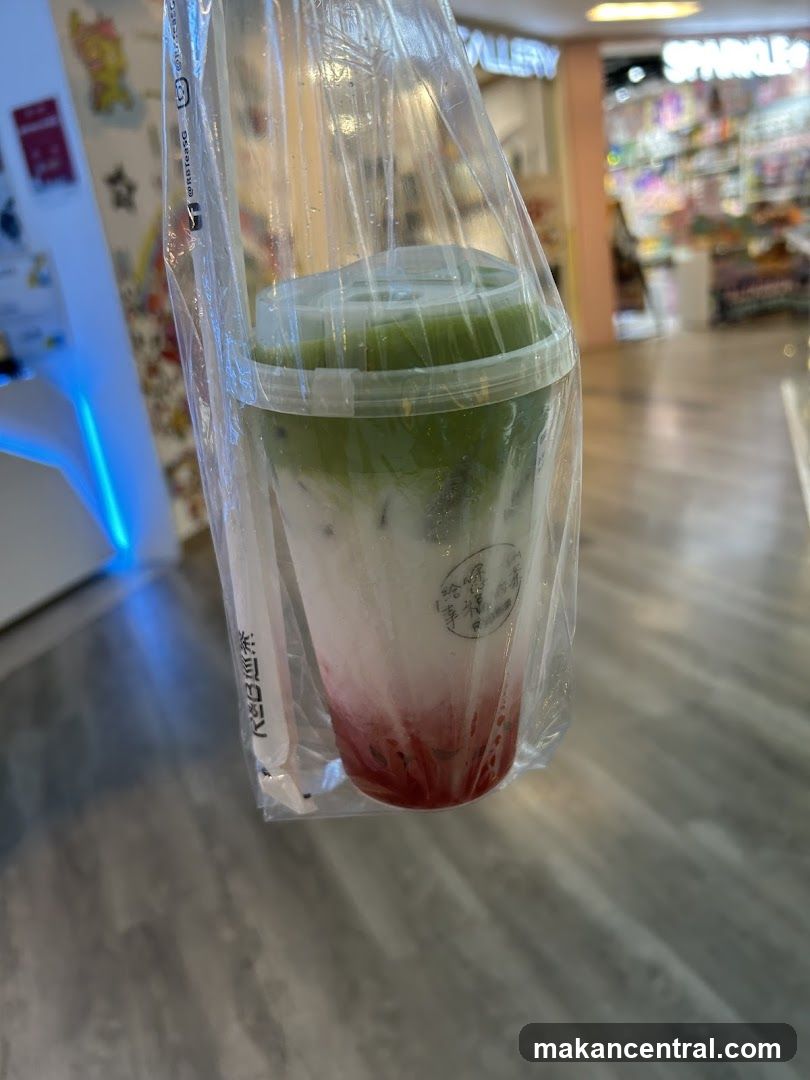 Drink in a plastic bag