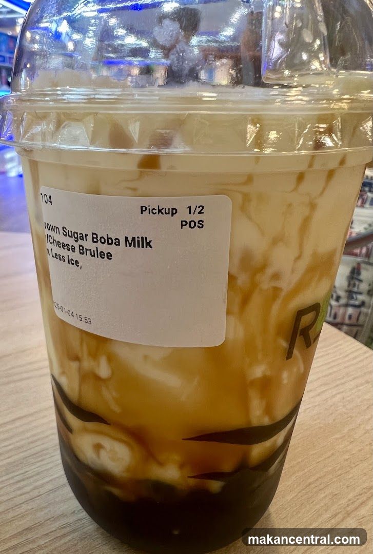 Brown Sugar Boba Milk