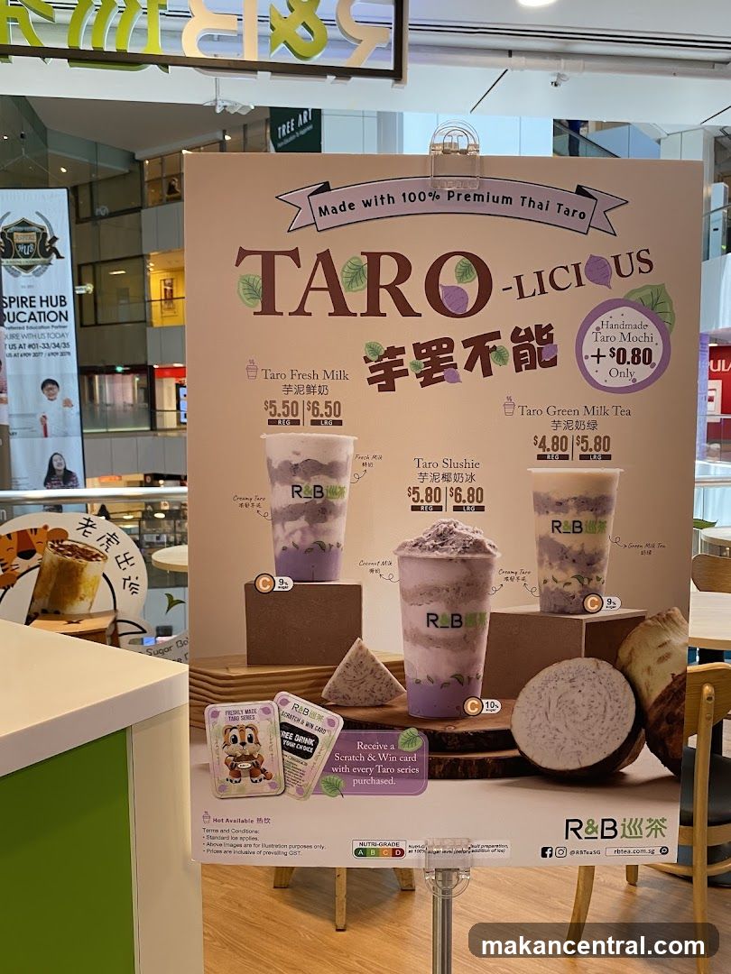 Taro Drinks Promotion