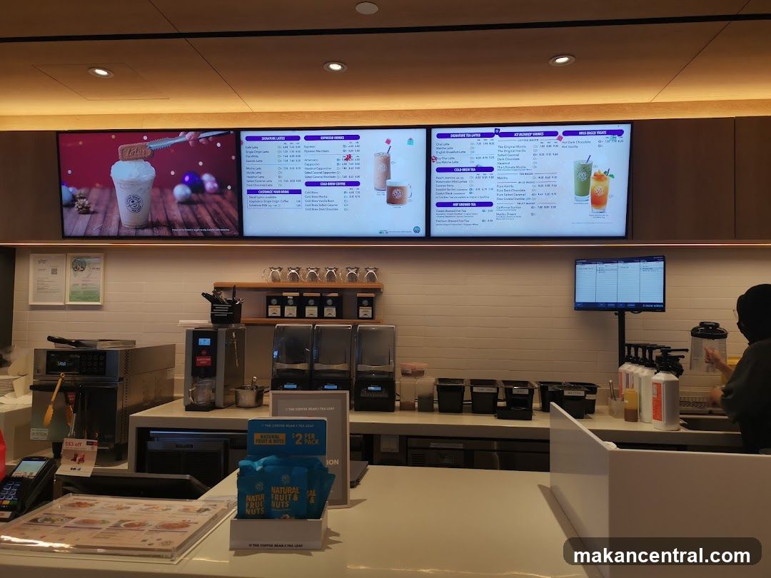 The Coffee Bean & Tea Leaf Menu