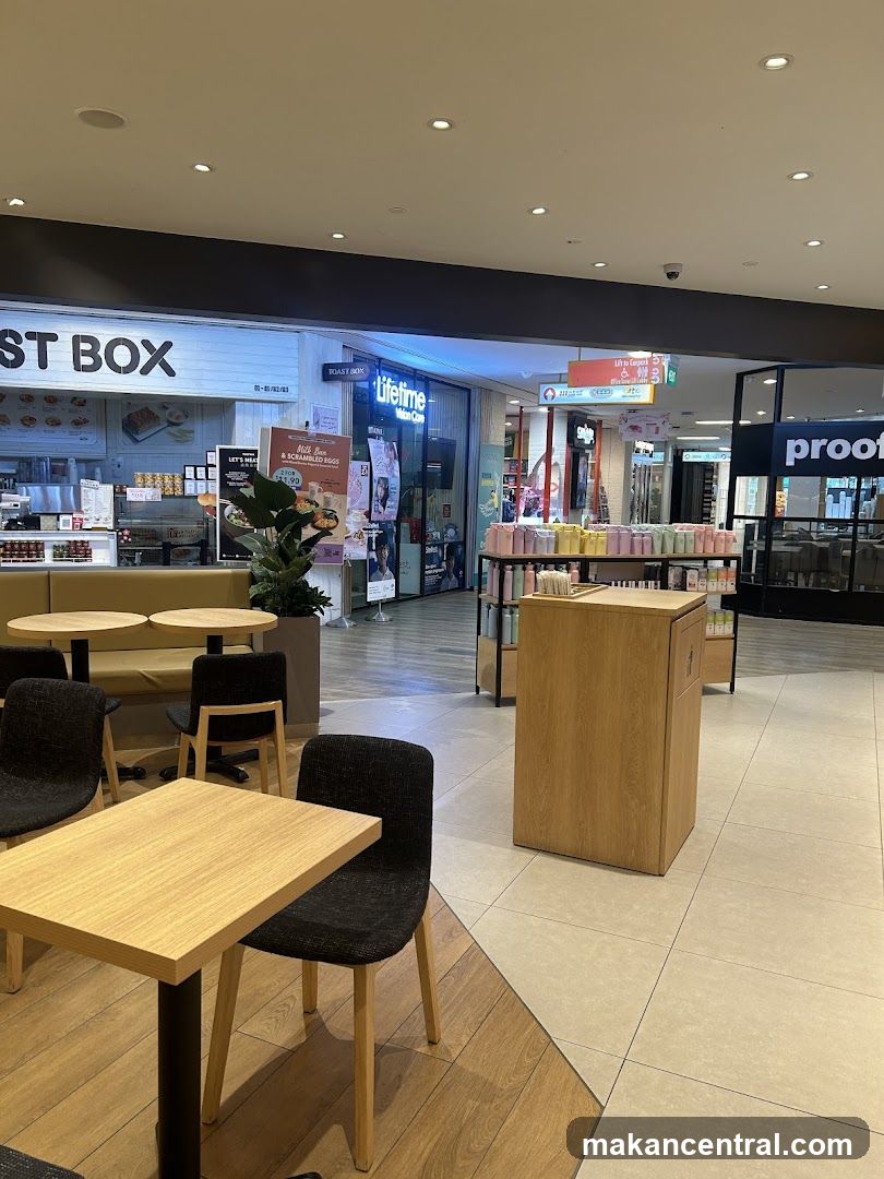 Cafe Interior with Seating