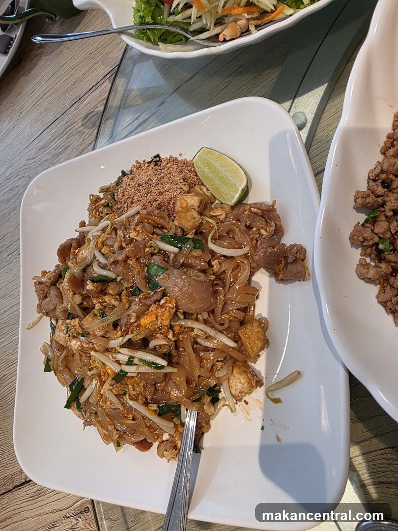 Pad Thai with Lime and Peanuts