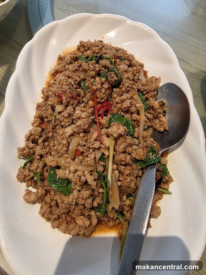 Minced Pork with Basil