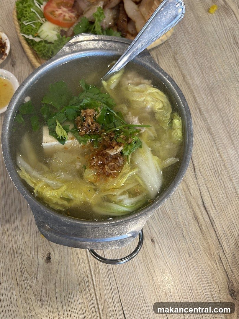 Soup and Grilled Meat