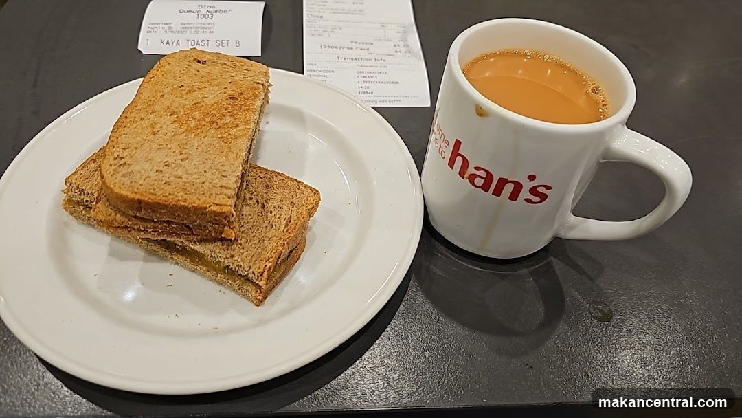 Kaya Toast Set with Tea
