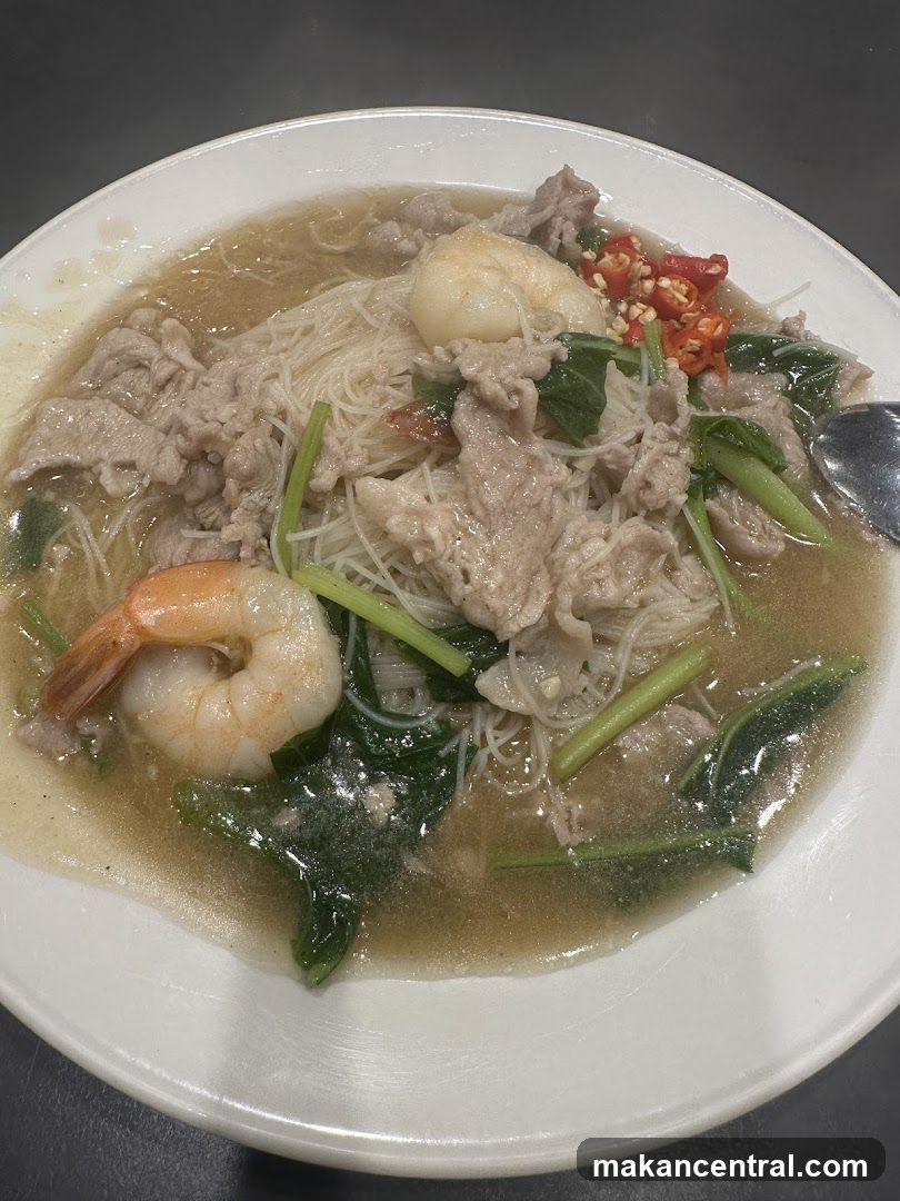 Noodles with Pork and Shrimp