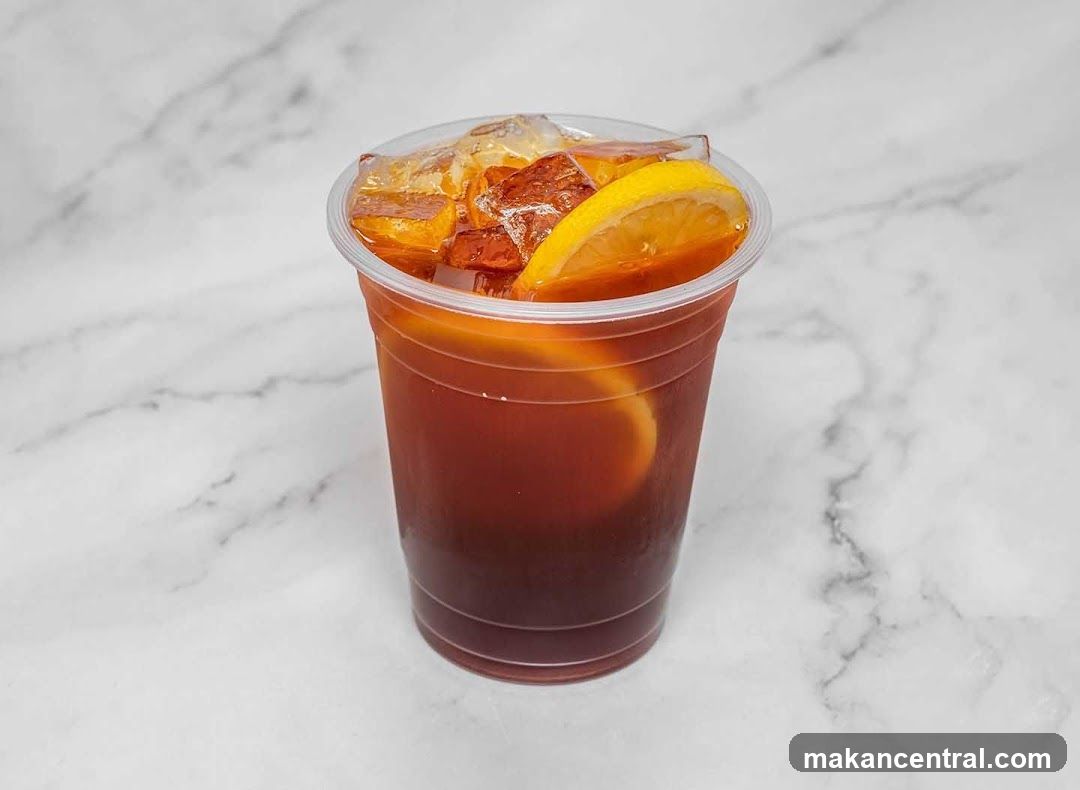 Iced Coffee with Lemon