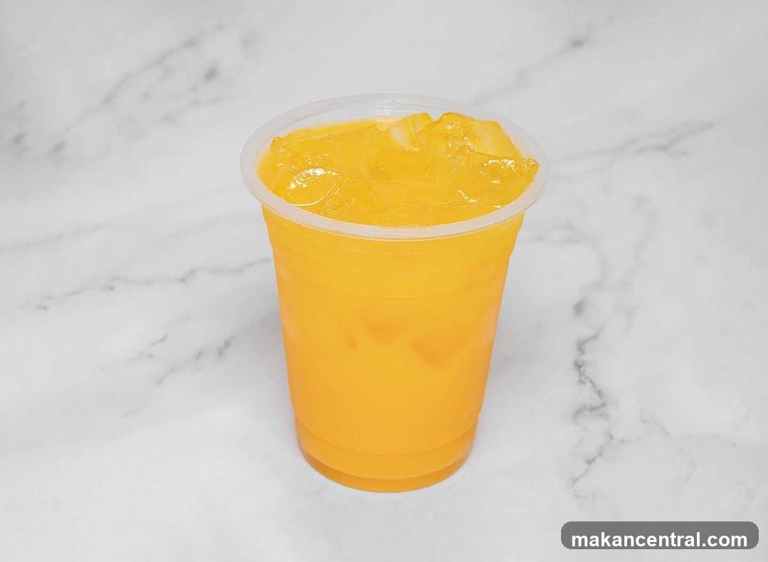 Orange Drink with Ice