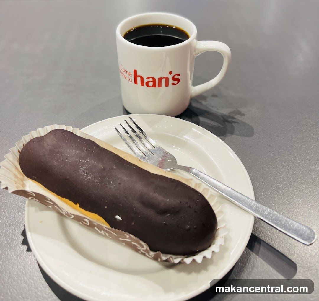 Eclair and Coffee