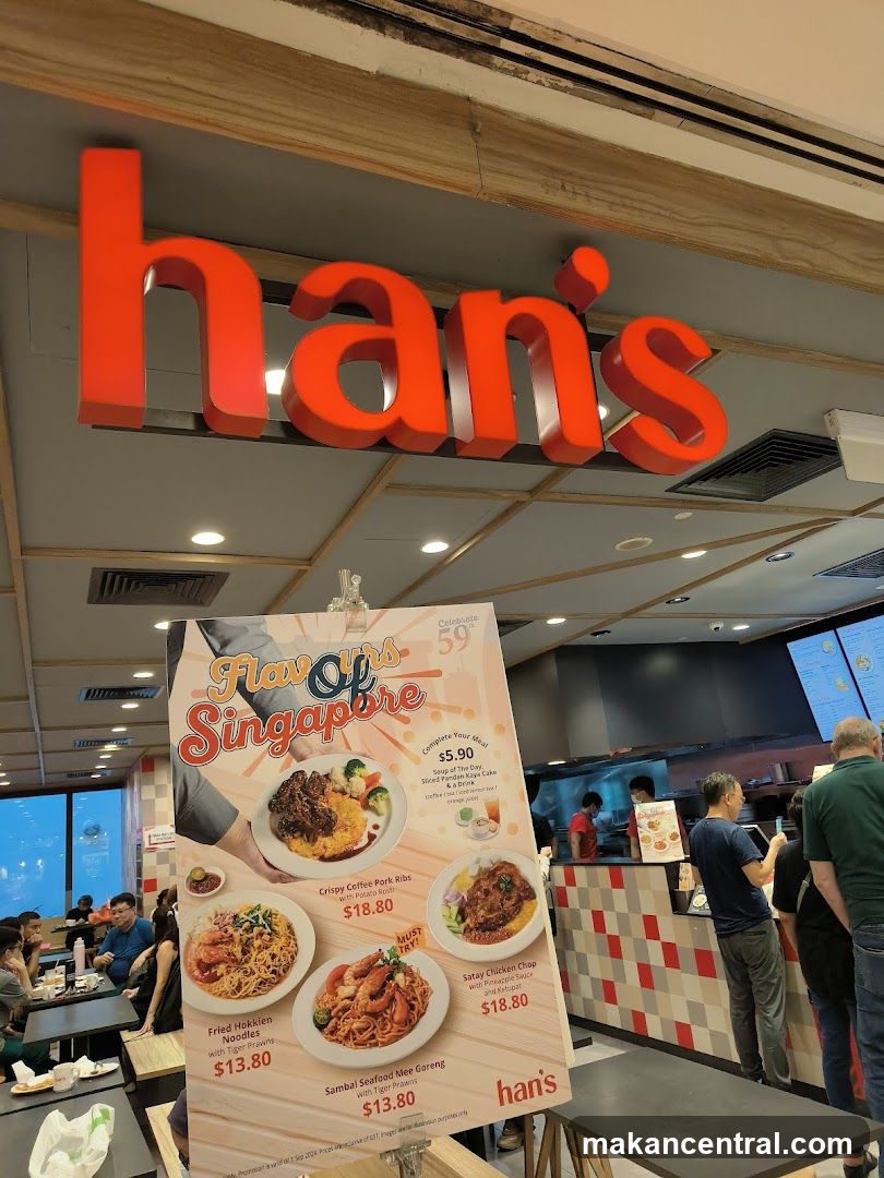 Han's Flavours of Singapore Menu
