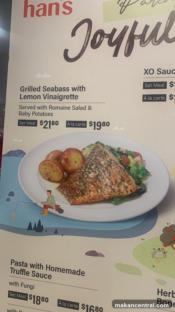 Han's Joyful Menu