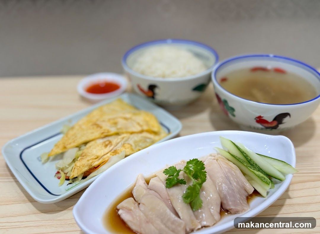 Hainanese Chicken Rice Set