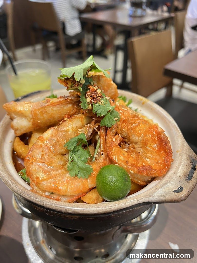 Spicy Prawn Dish
