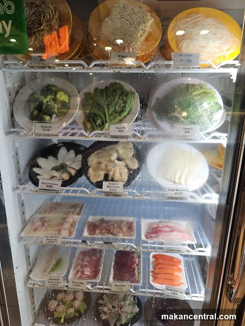 Refrigerator with Food Items