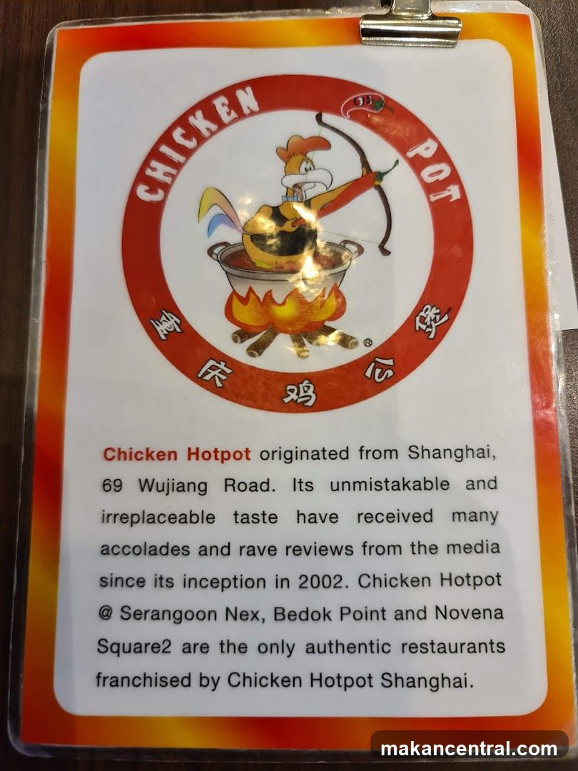 Chicken Hotpot Information Card