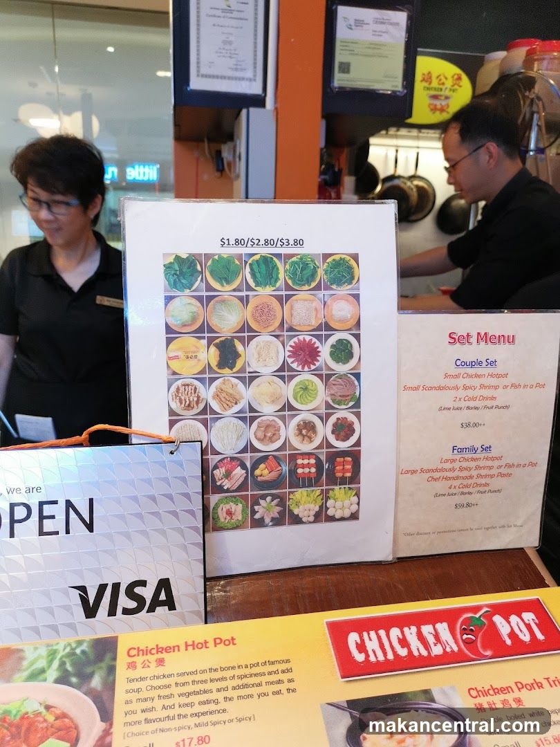 Restaurant Menu Display