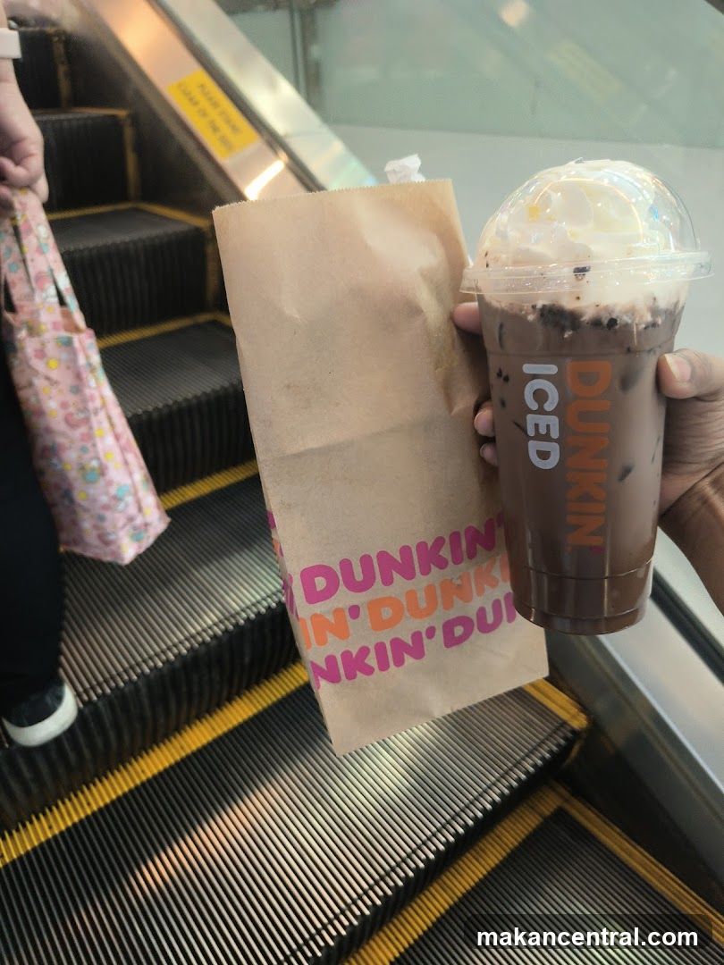 Dunkin' Iced Coffee and Bag