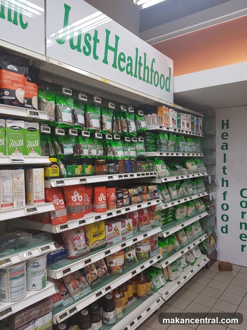 Healthfood aisle