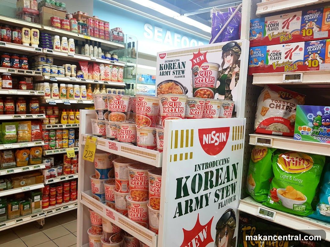 Nissin Korean Army Stew Display