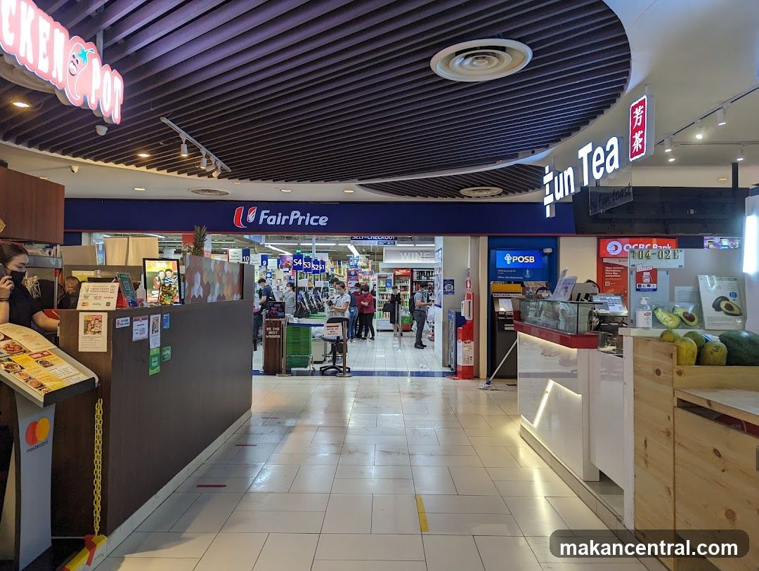 Supermarket and Food Stalls