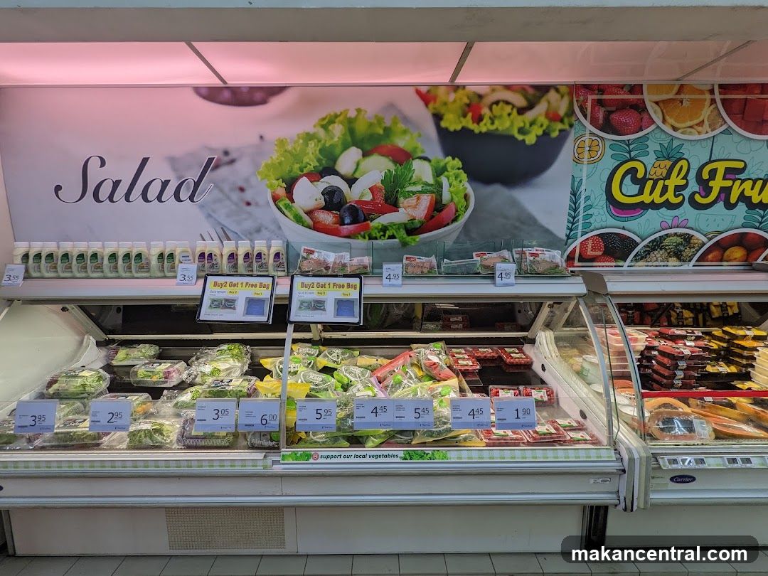 Salad and Cut Fruit Display
