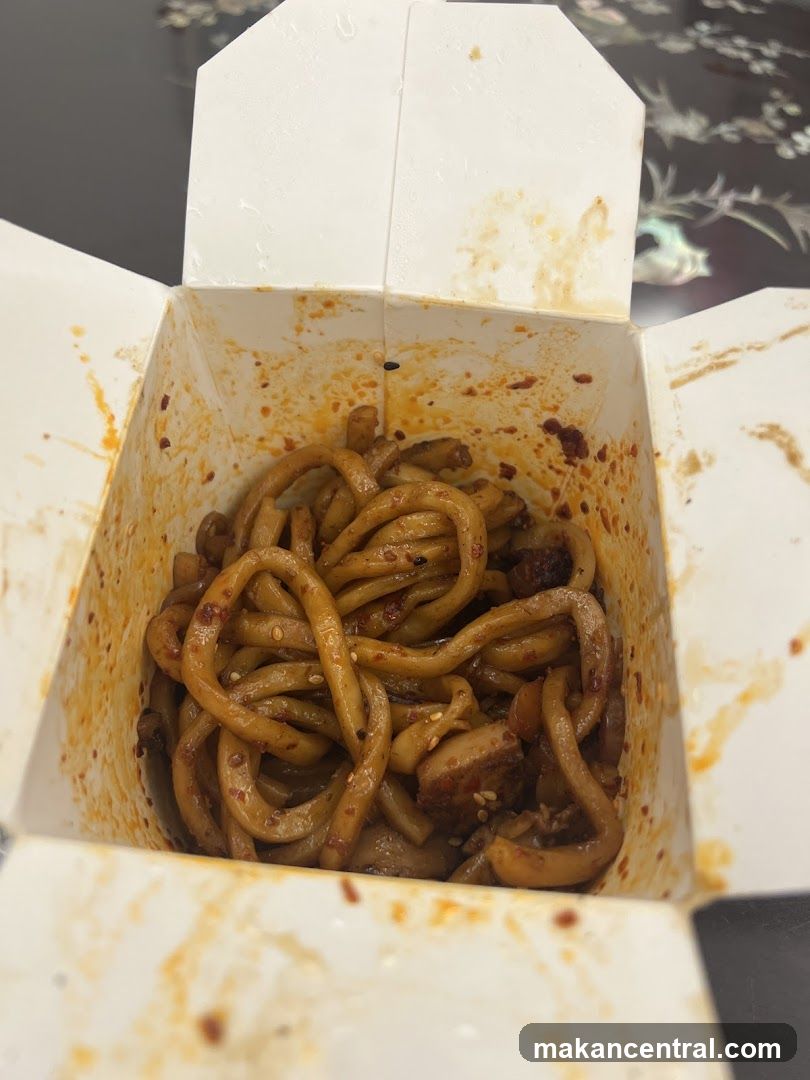 Noodles in a Takeout Box