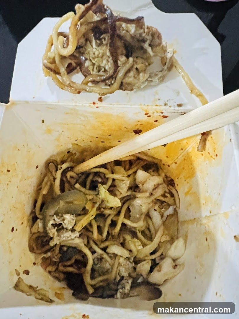 Noodles in a Takeout Container