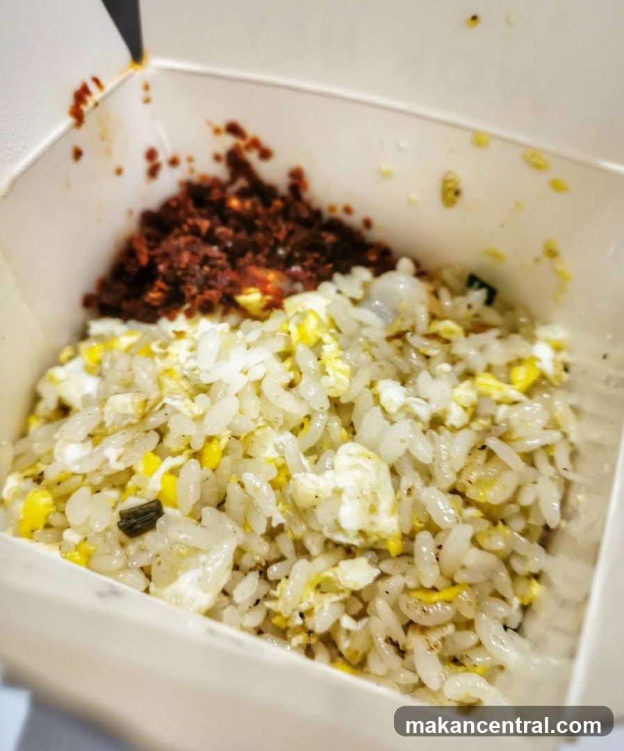 Fried Rice with Chili Flakes