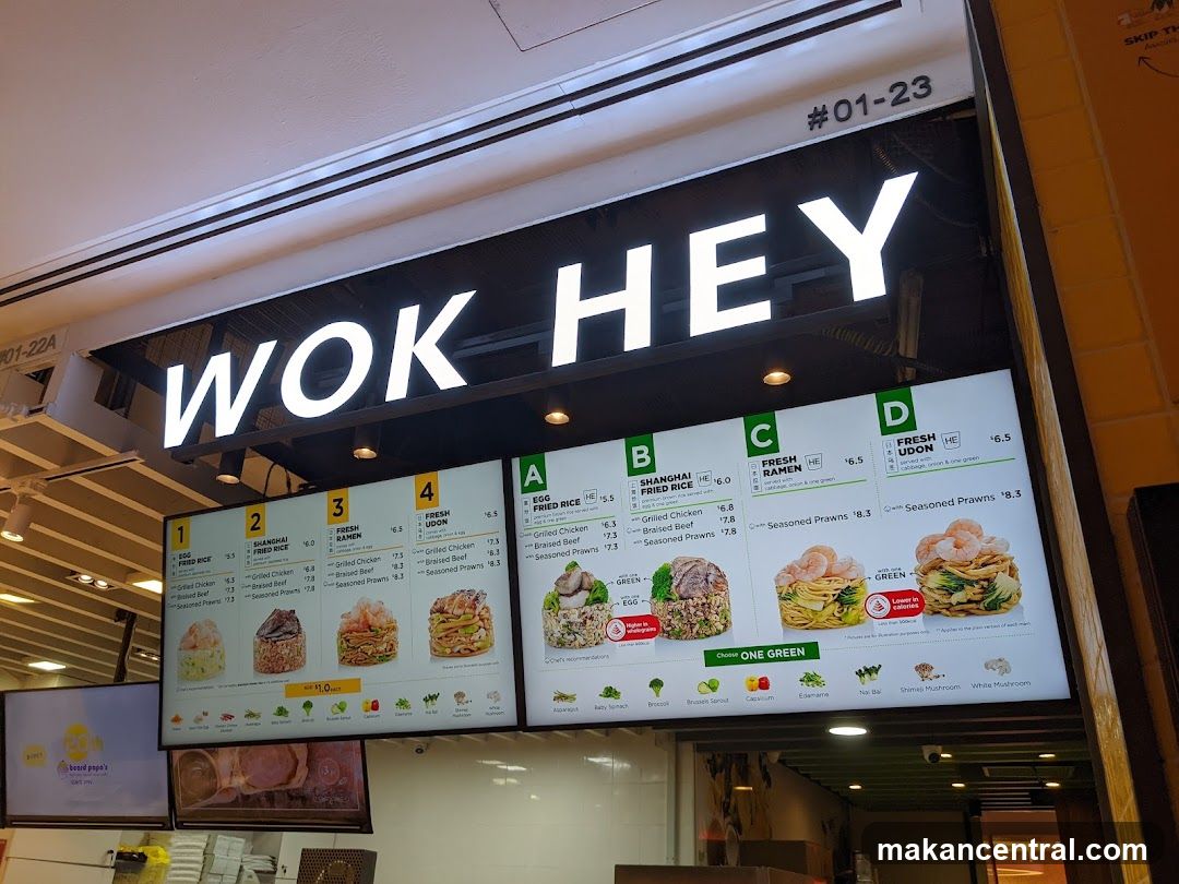 WOK HEY Menu