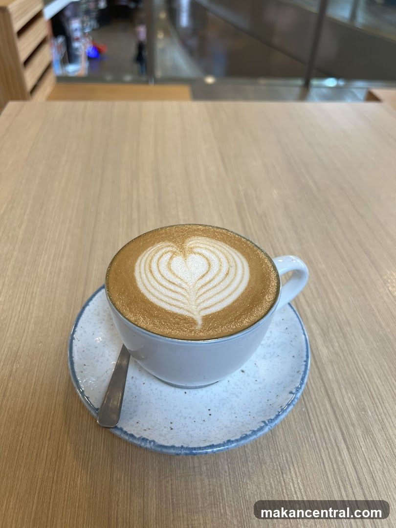 Latte with Heart Art