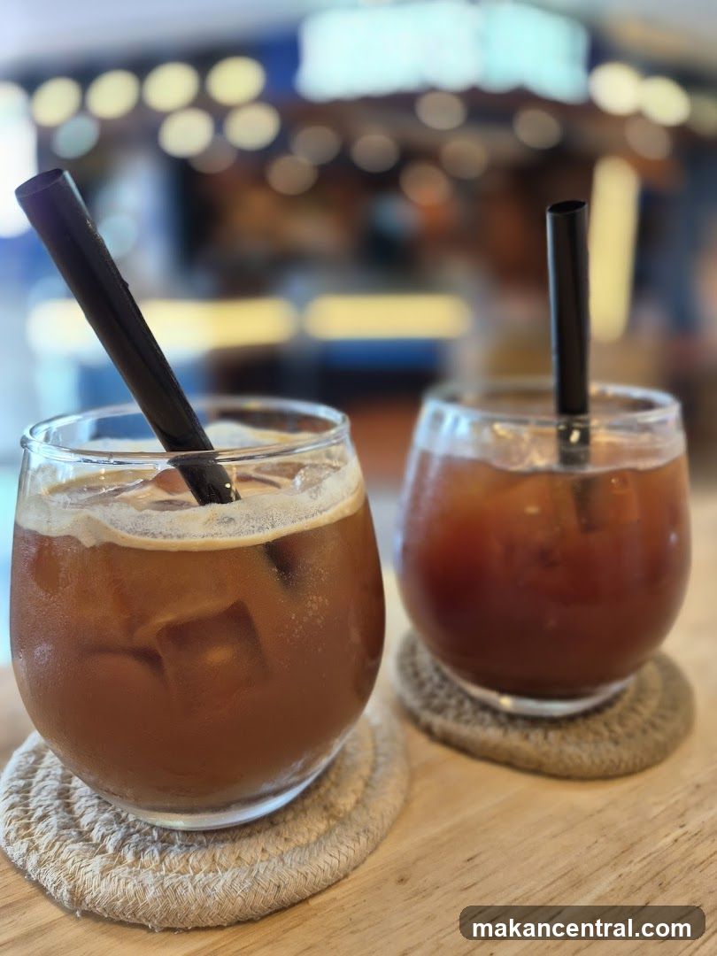 Two Iced Coffee Drinks