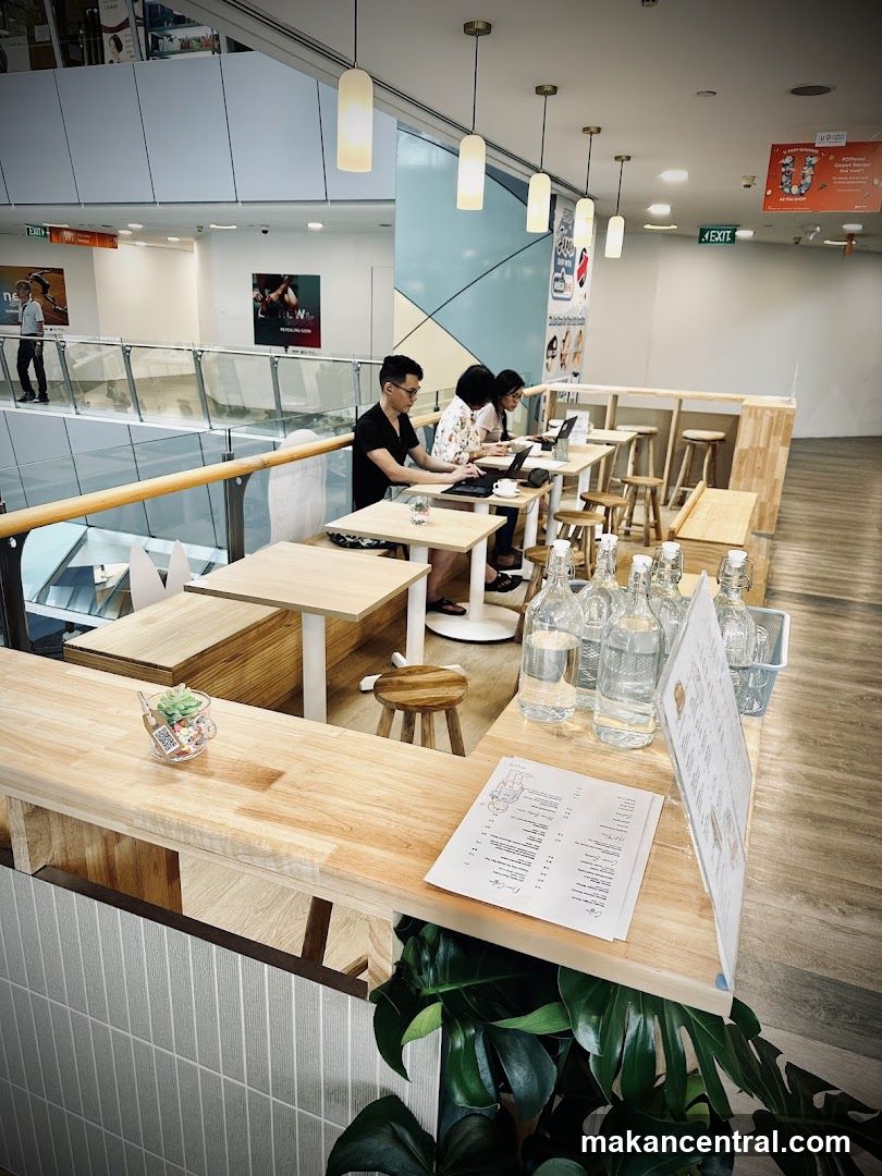 Cafe Interior with Patrons