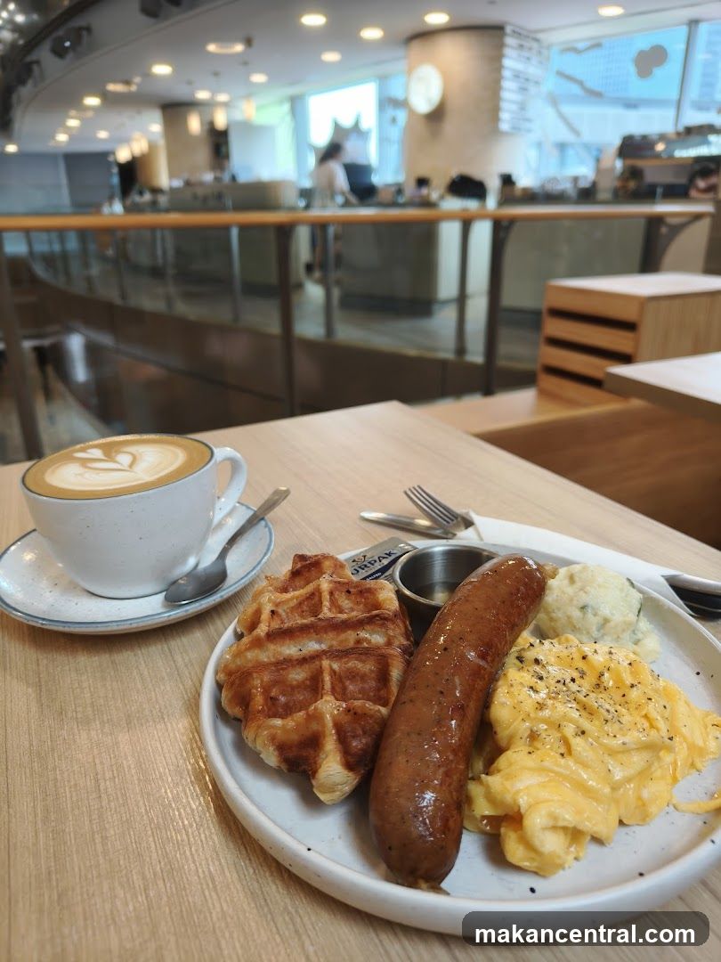 Breakfast Plate with Coffee