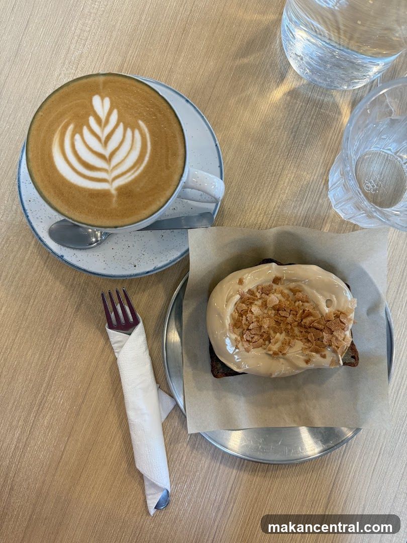 Latte and Pastry