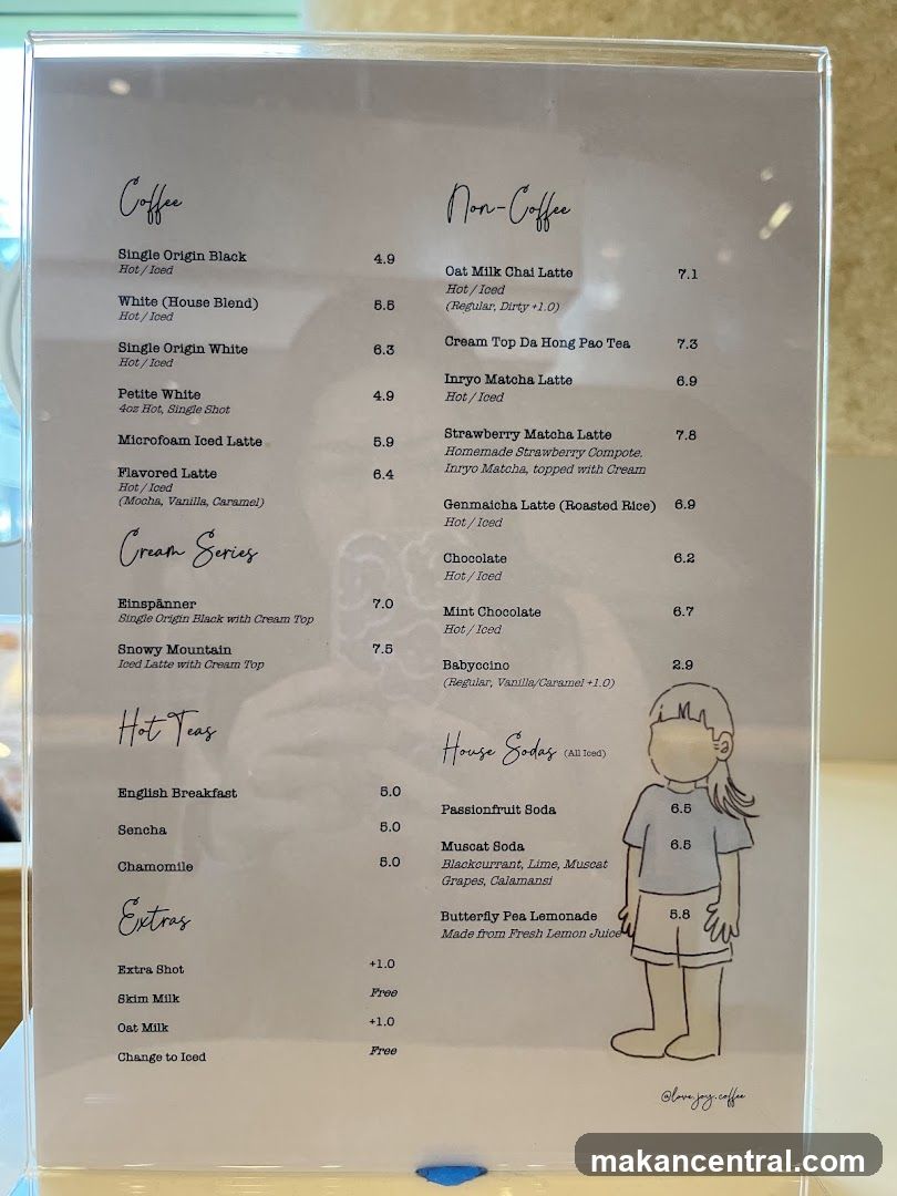 Coffee and Non-Coffee Menu